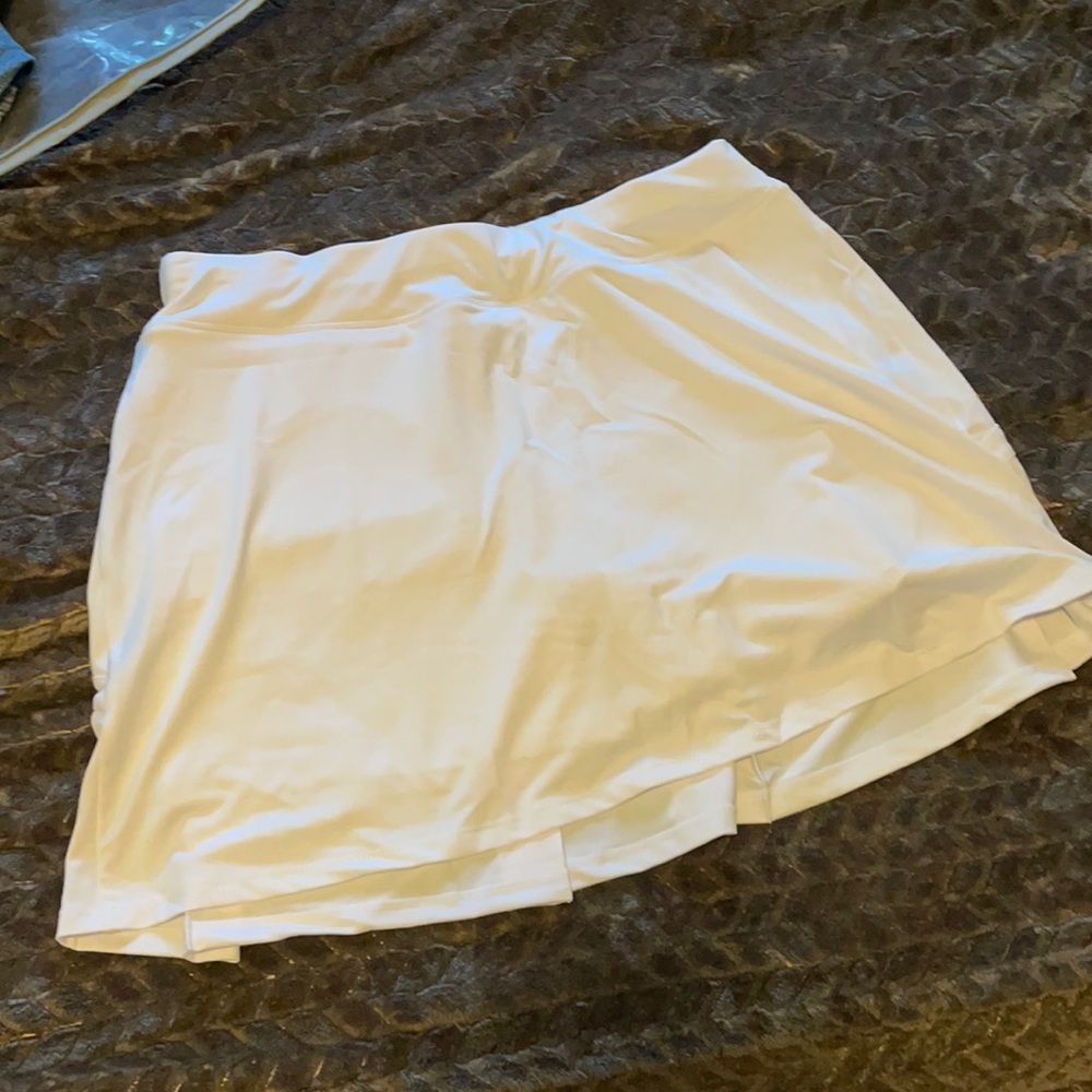 White Tennis Skort
